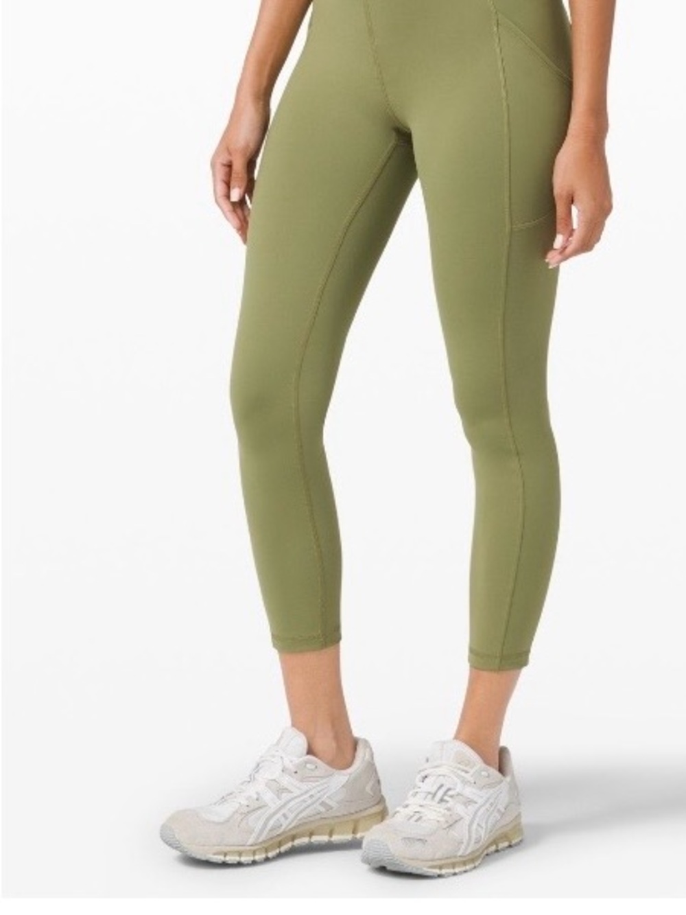 lululemon athletica Olive Green High-Rise Leggings